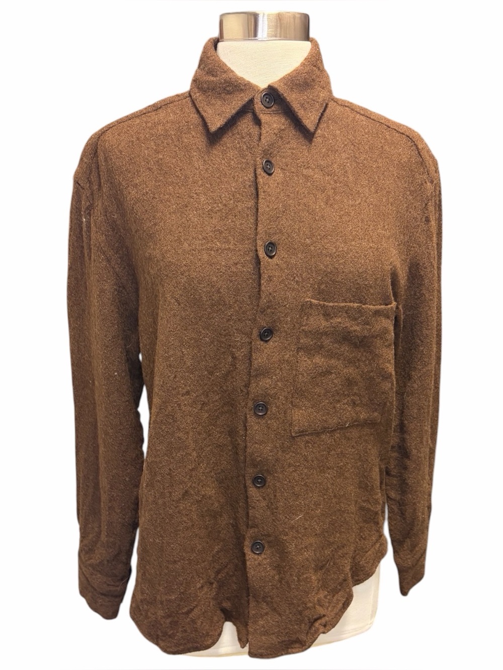 Evan Kinori Wool Shirt